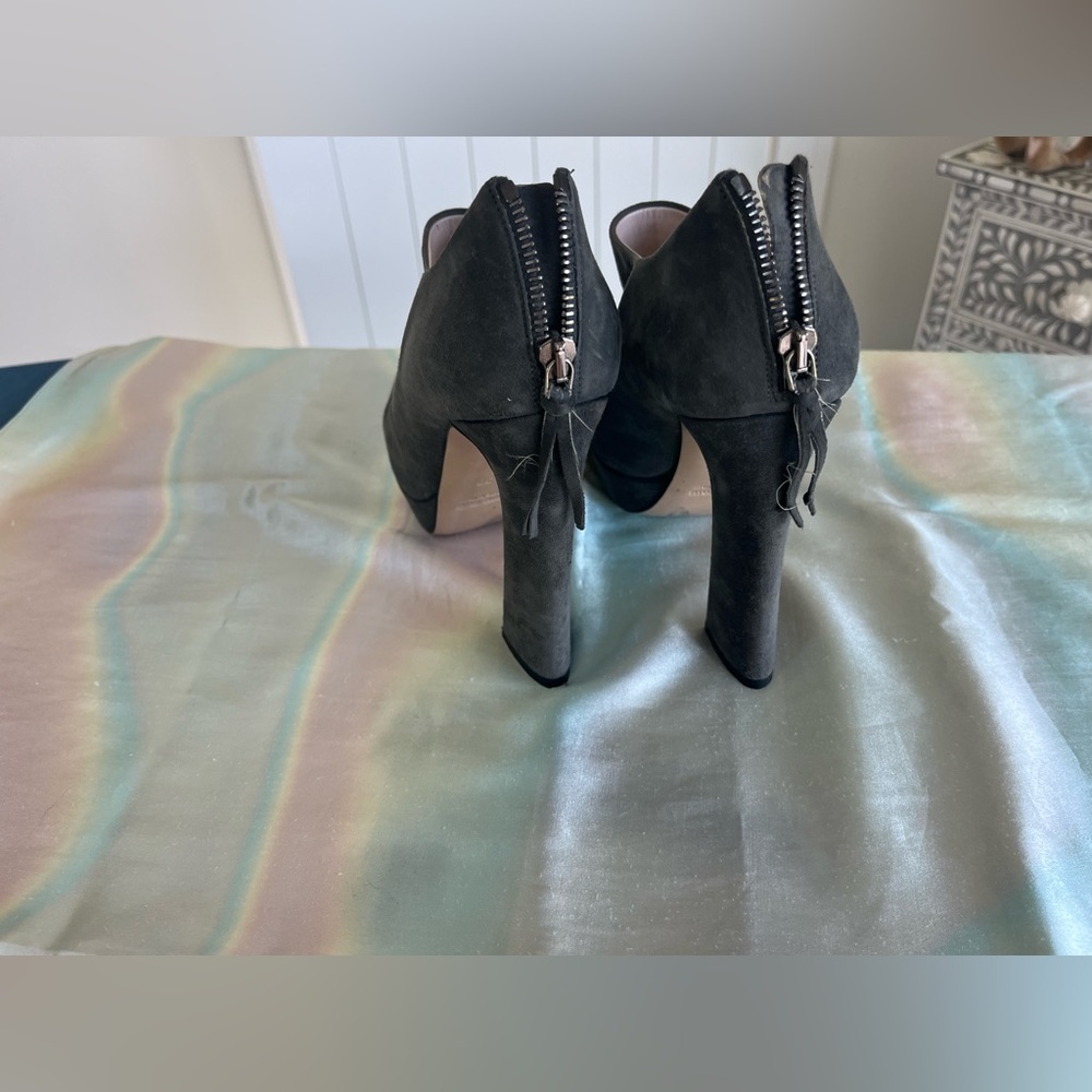 Miu Miu Grey Ankle Boot / Shoe - image 4